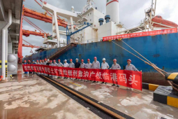 海表铝土矿直抵厂区！20万吨级船埠国际通路贯通